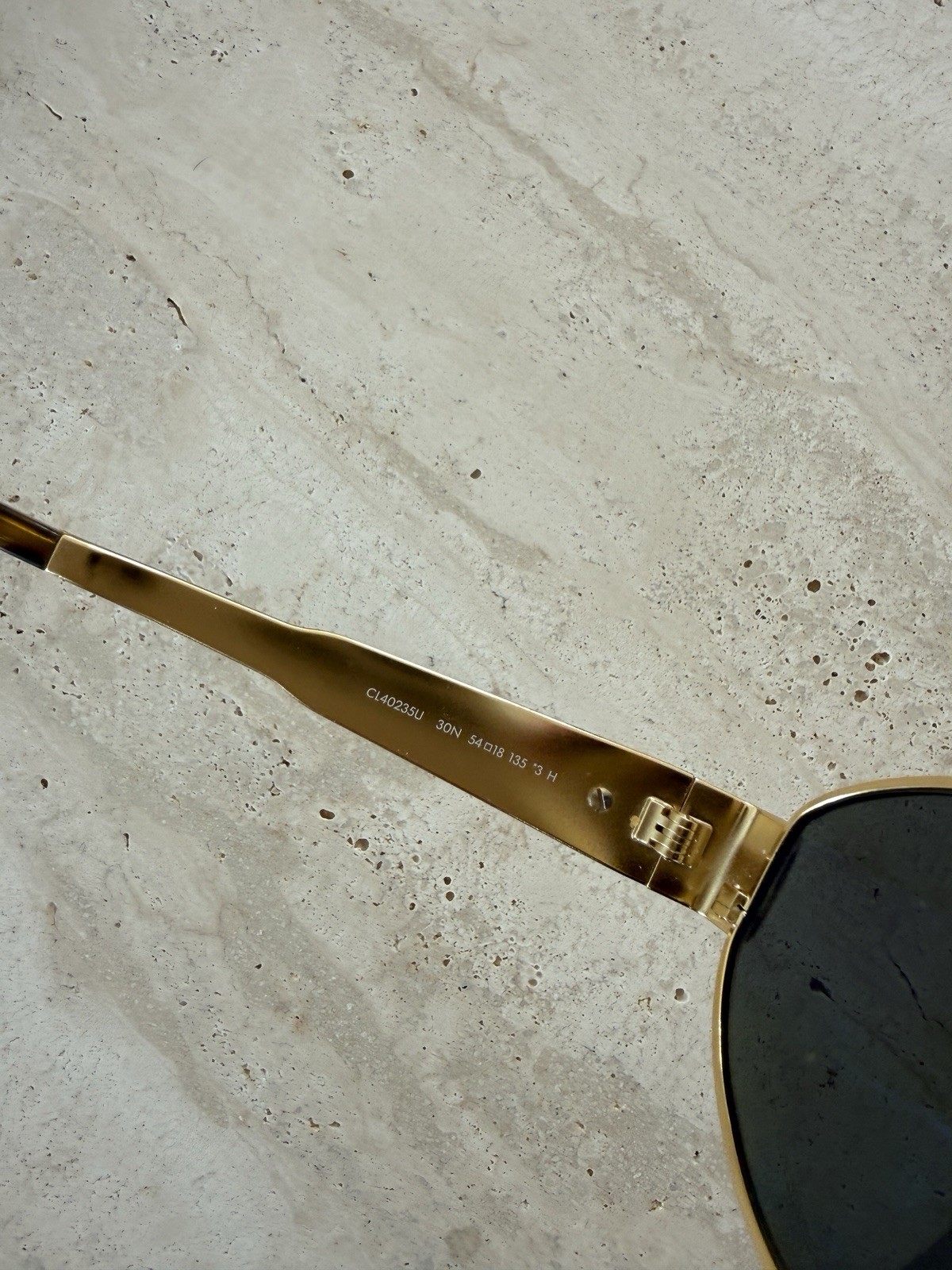 Celine Triomphe Sunglasses Gold