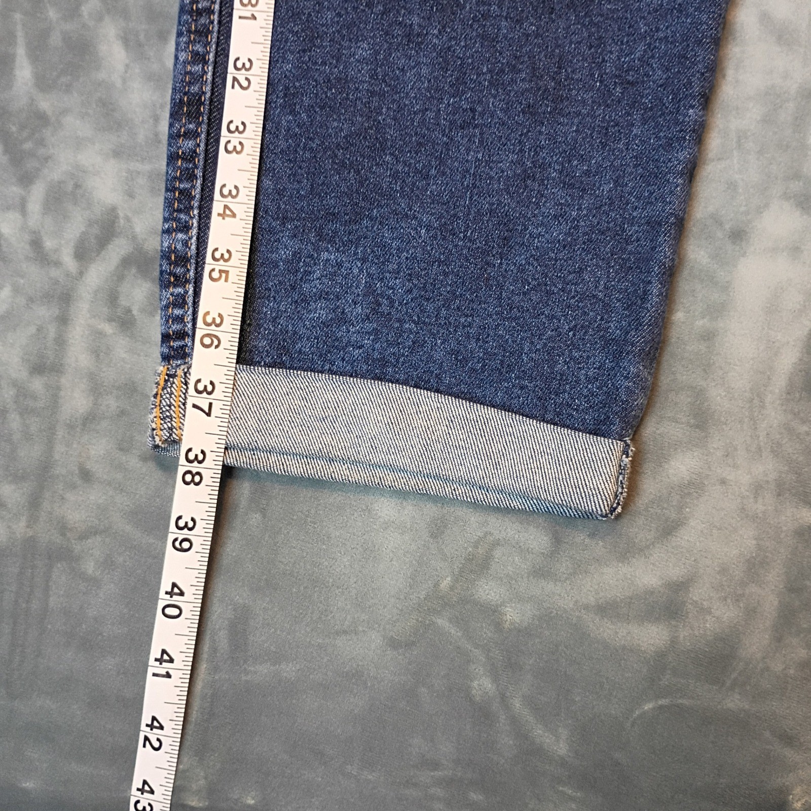 Signature by Levi Strauss Heritage Boyfriend Jeans Medium Wash Cuffed Size20 W35