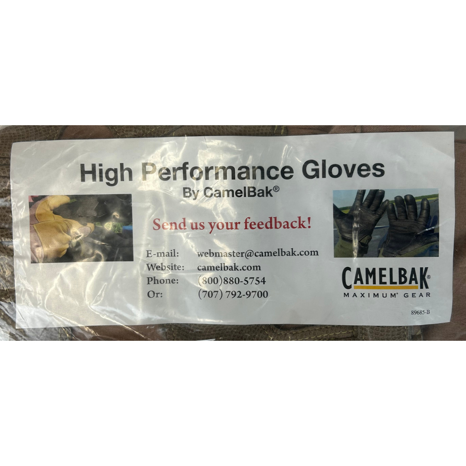 New CamelBak FROG Desert Tan Combat Gloves *mocinc.1982*