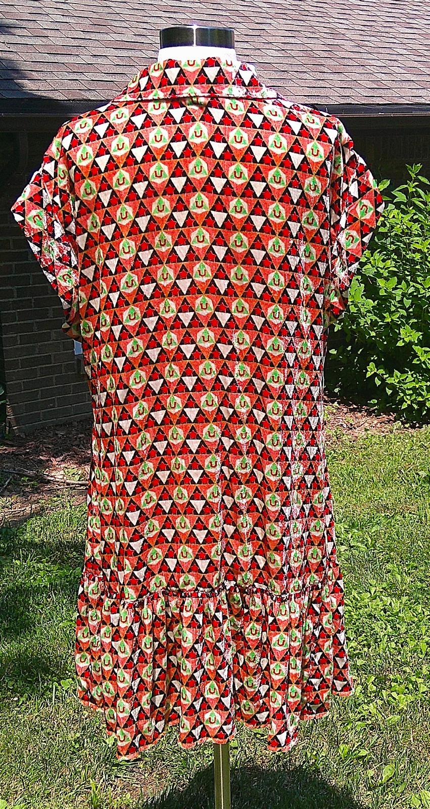 Double D Ranch Velvet Under the Western Stars Button Up Dress NWT Large