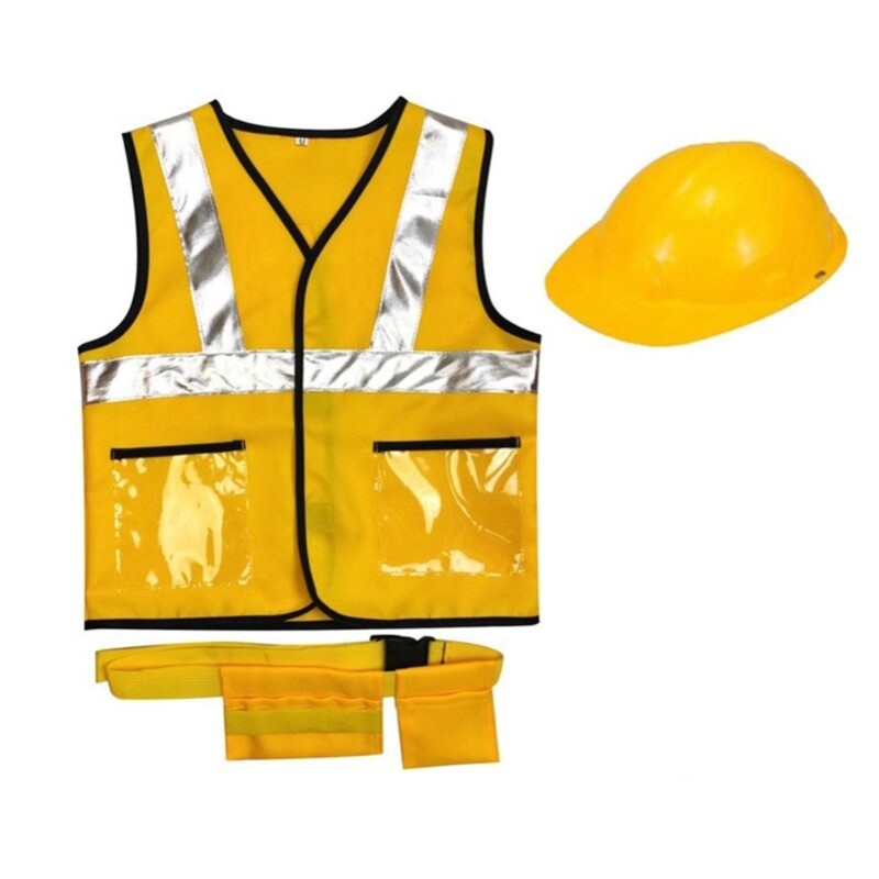 Construction Worker Costumes,Pretend Construction Worker Outfit for Kids Toddler
