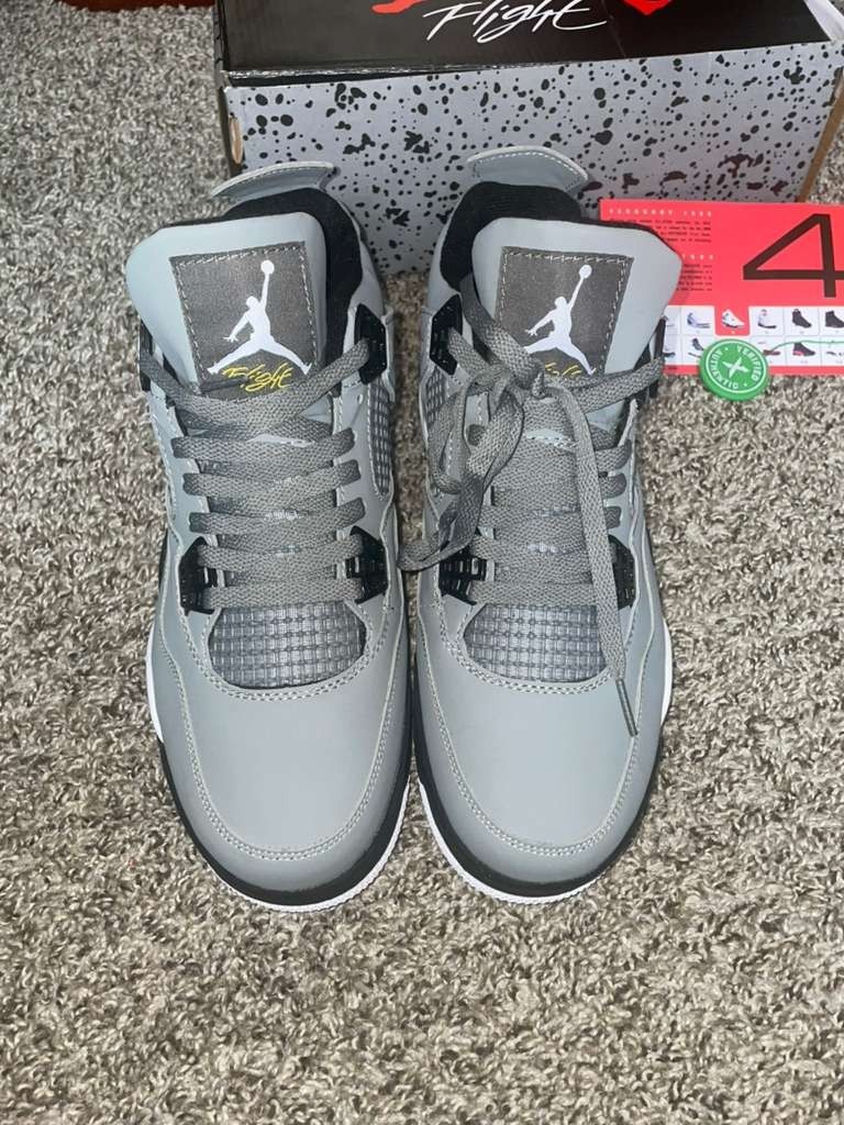 Size 9.5 – Jordan 4 Retro Low Cool Grey