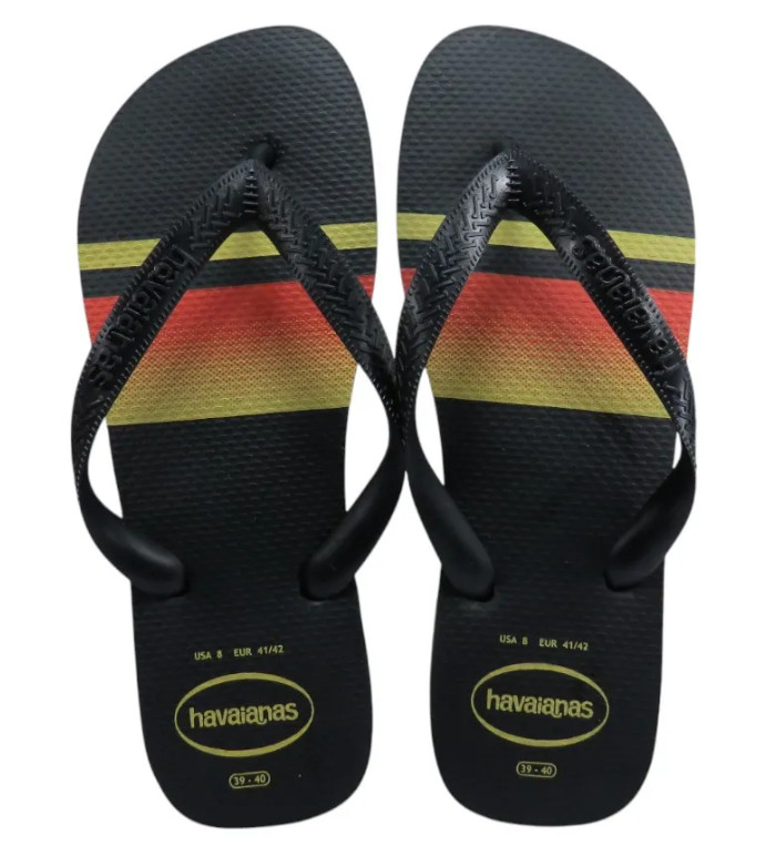 Havaianas Top Basic Black Black Black Sandal Men EU sizes 39/40-45/46 NEW!!!