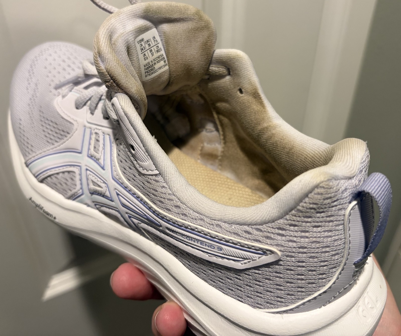 Size 7.5 – Asics Gel-Contend 9 Women’s Lilac Hint/Bluebell (item # 1012B681-023)