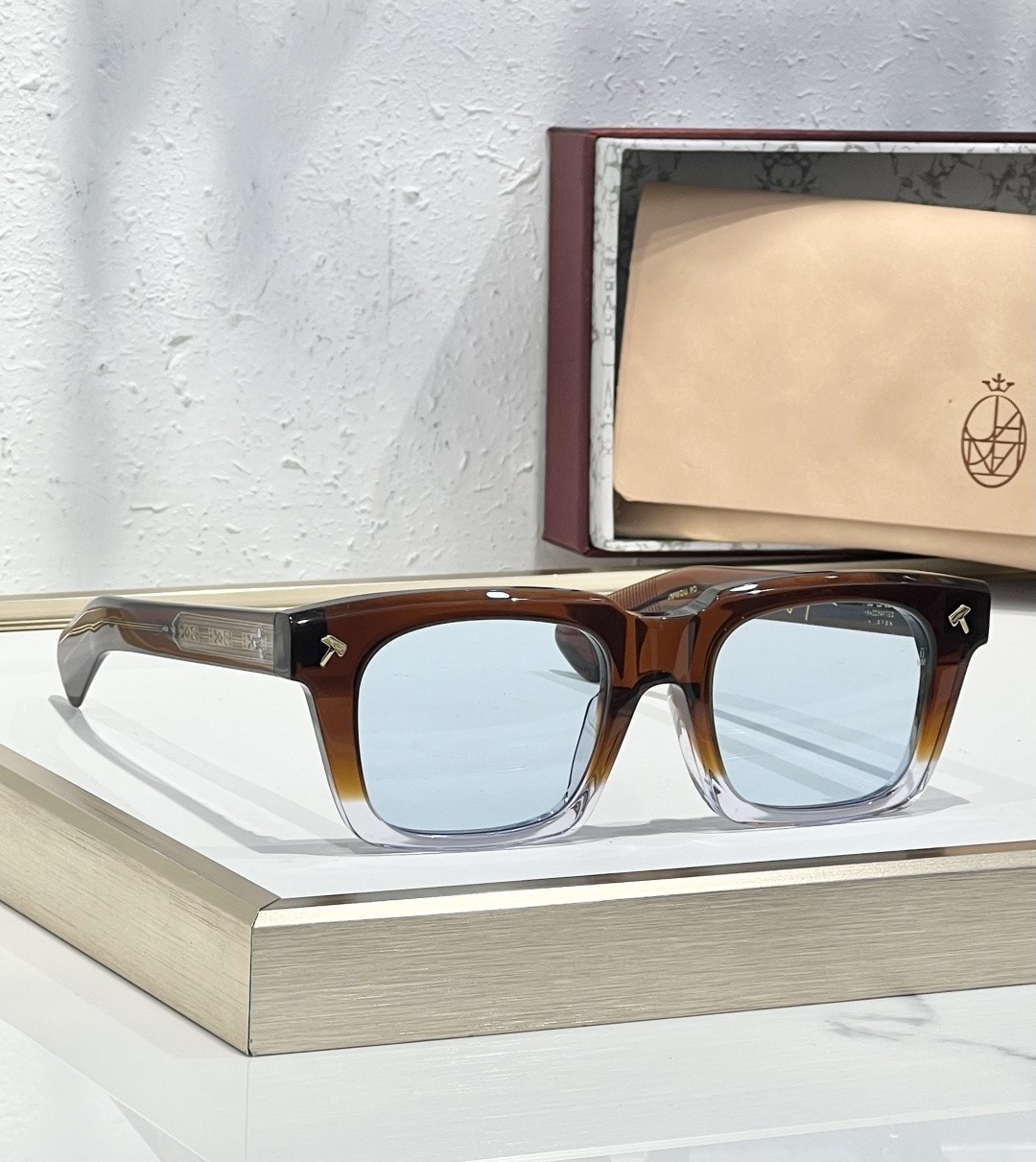 JACQUES MARIE MAGE QUENTIN Luxury Square Handmade Unisex Luxury 50-22-146