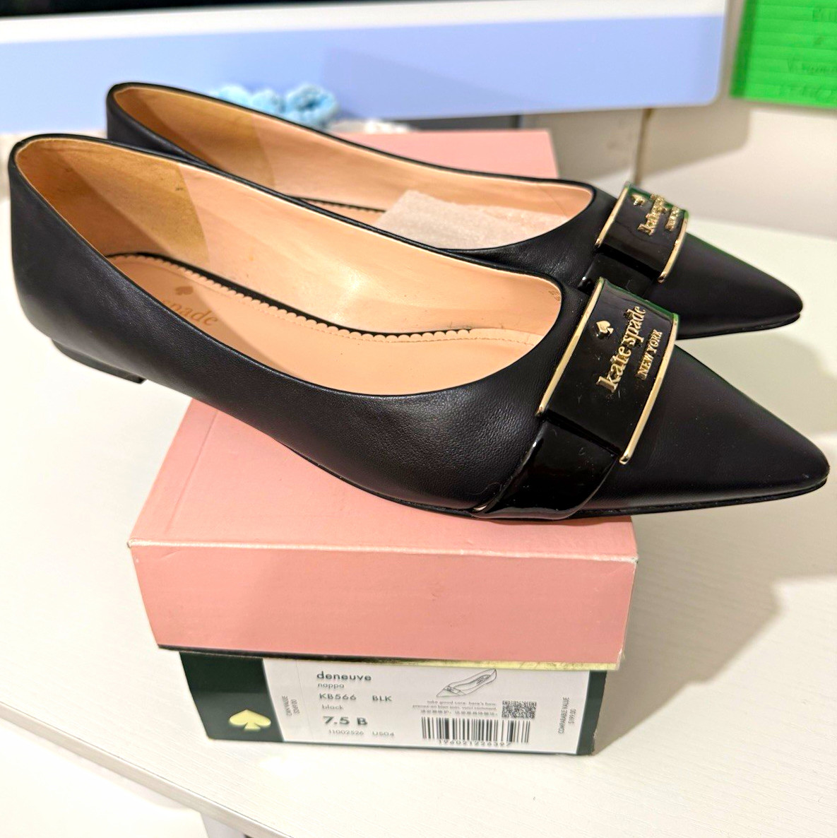 Kate Spade Denueve Nappa Flats
