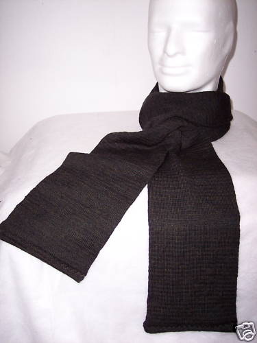 GREEN 100% Merino Wool Solid Color Single Scarf