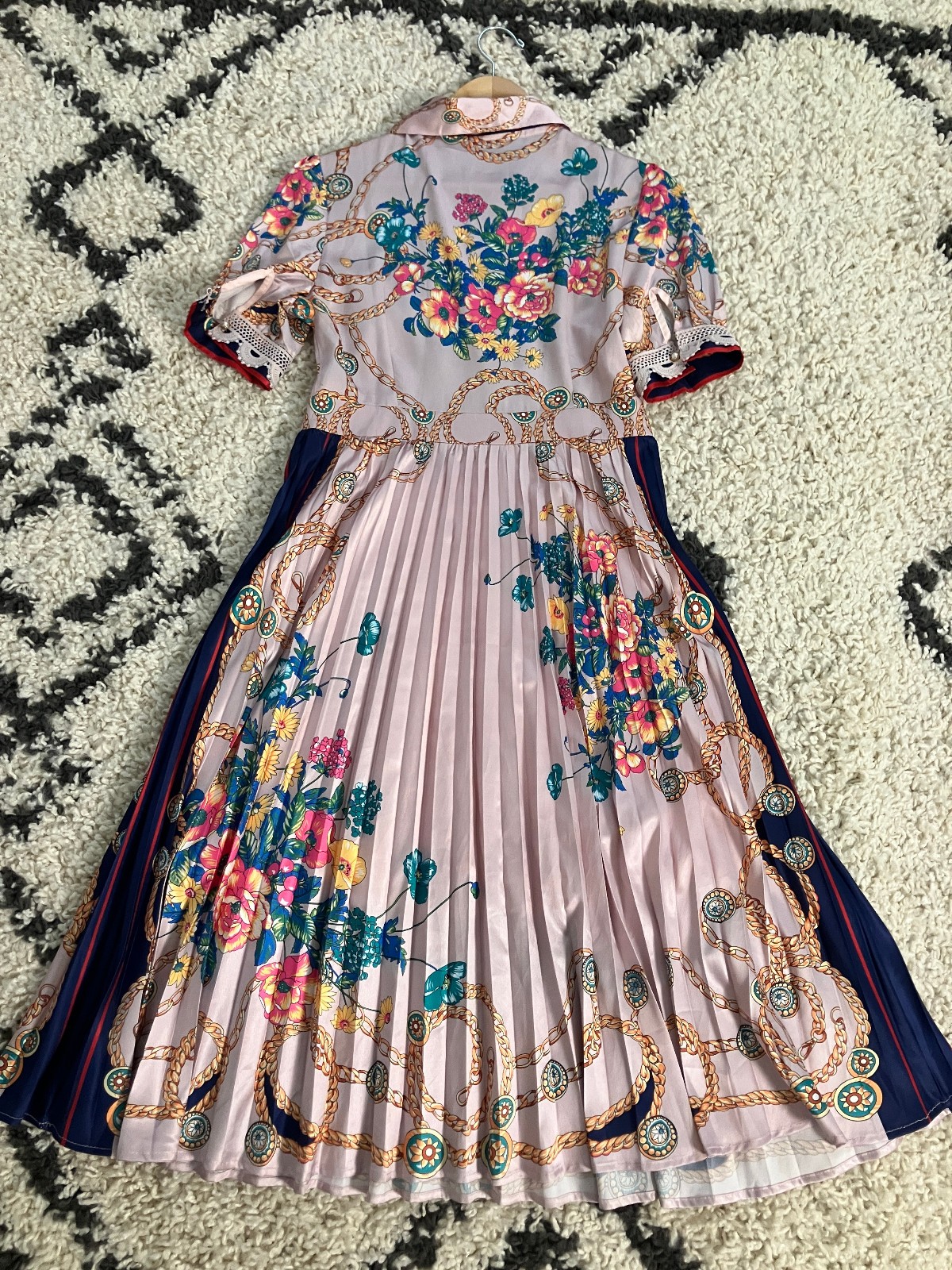 Modern Dalia MacPhee Pleated Midi Dress Grandmacore Cottagecore