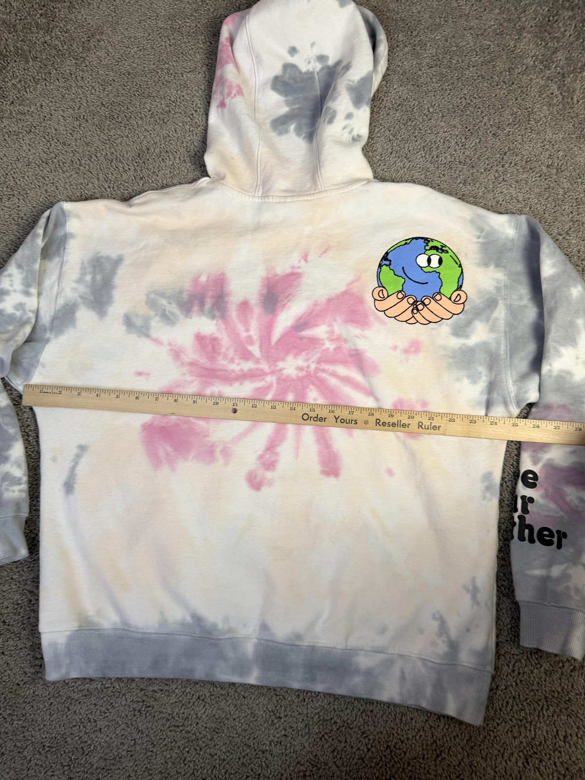 Coney Island Picnic Hoodie Mens M Tie Dye Love Your Mother Earth