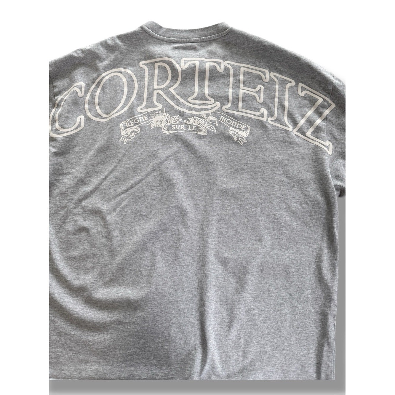 CORTEIZ Royale Heavyweight Long Sleeve T Shirt Heather Gray Size XXL