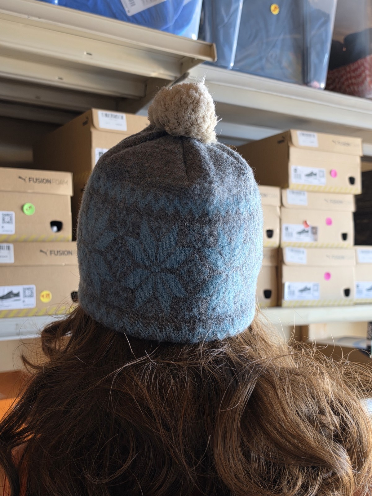 Pistil Snow Flake Pom Beanie NWT