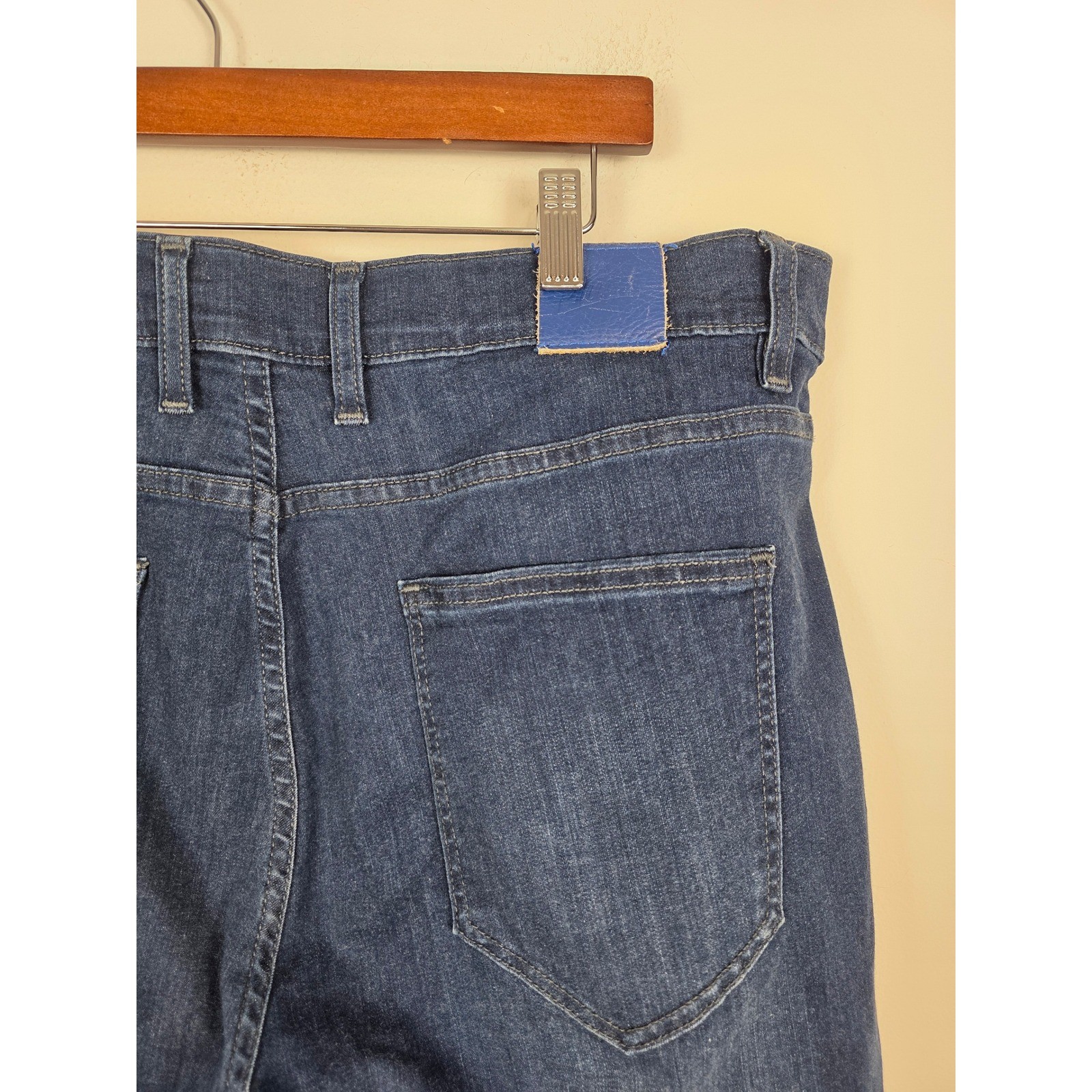 Mugsy Fultons Dark Wash Stretch Jeans Mens 38×30 Blue FLX3NFU Denim Pants