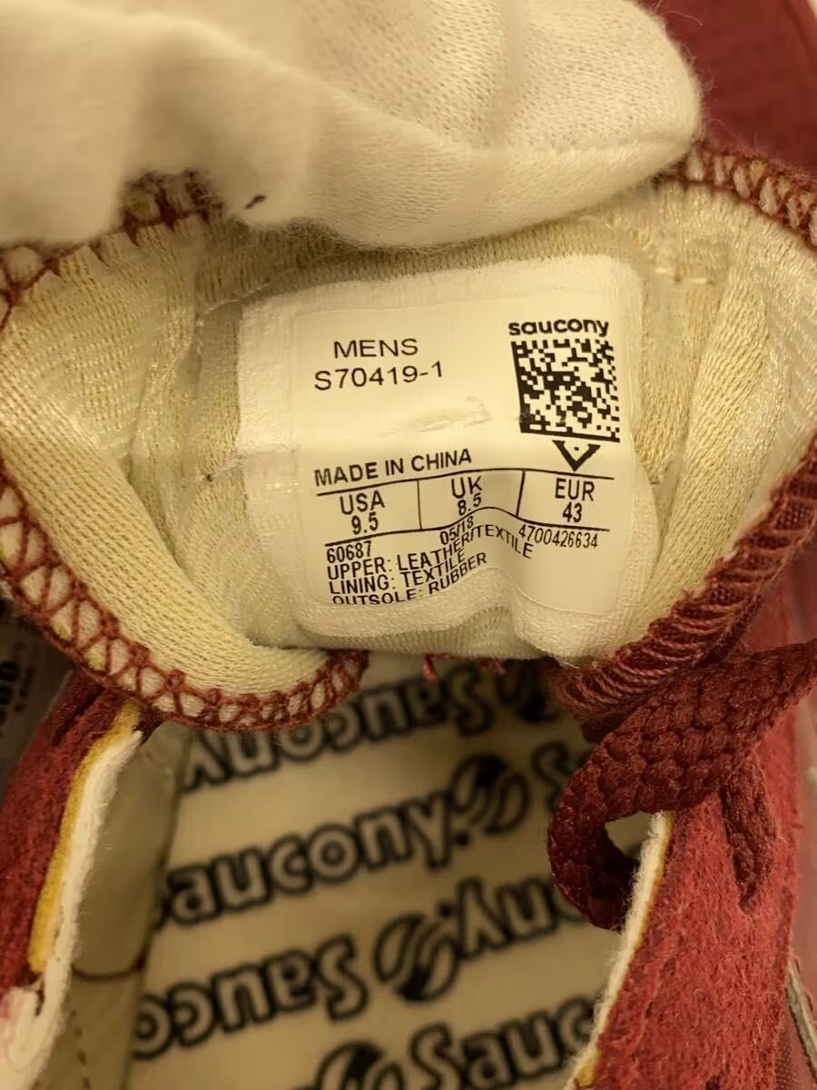 Saucony Low-Cut Sneakers/43/Red BFG27