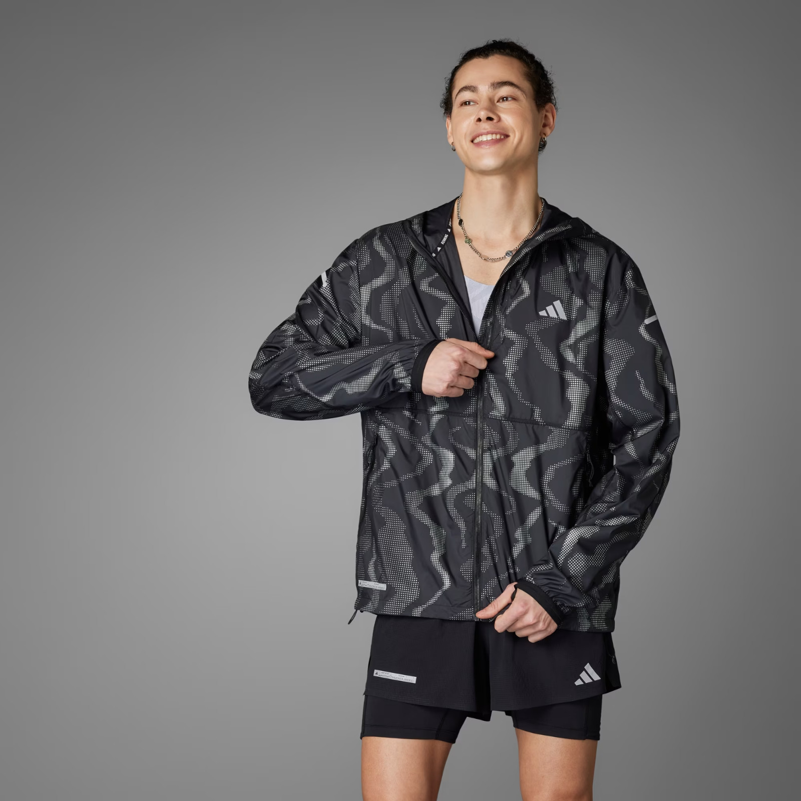 Adidas Ultimate Wind.RDY “Black” Running Carrera Jacket IT3498 Men’s Size Medium