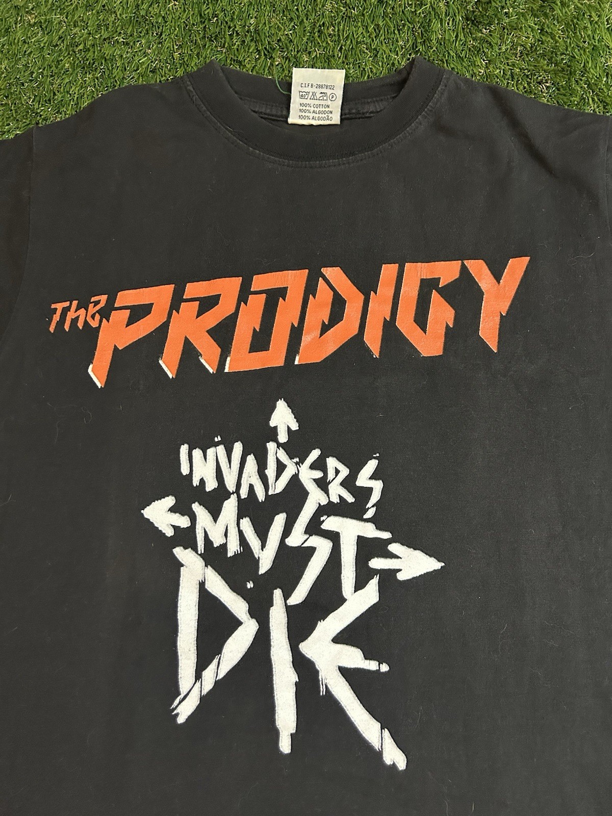 Vintage 2009 The Prodigy Invaders Must Die Tour Band T Shirt Sz S Y2K 2000s EDM