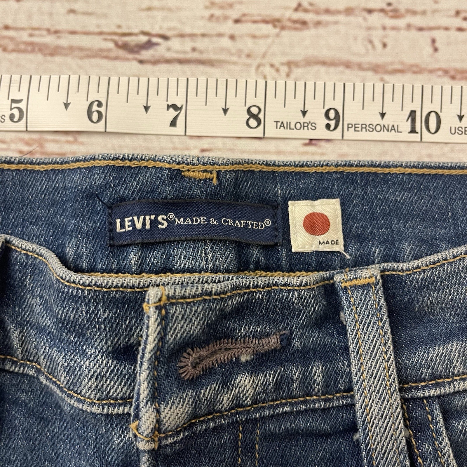 Levi’s Studio Taper Made In Japan Jeans Sz 27 Inseam 29” Made & Crafted Sample