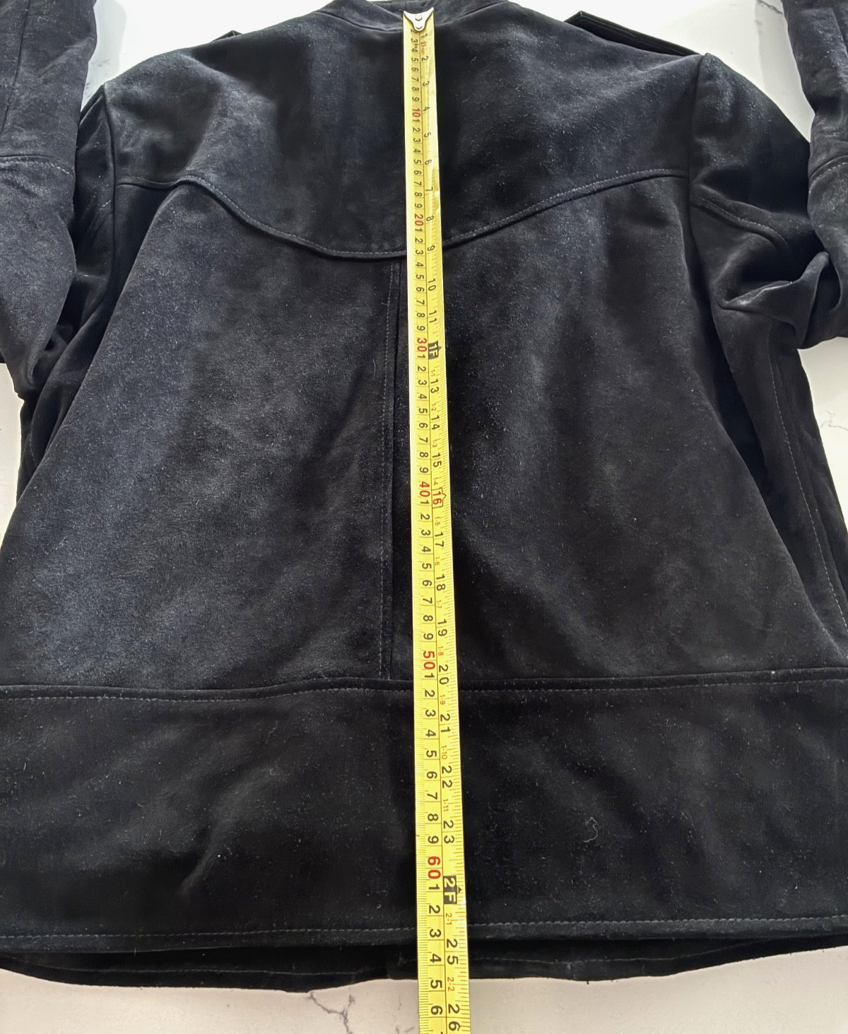 Rolla’s Black Suede Leather Moto Biker Jacket Size L Belted YKK Zip Lined