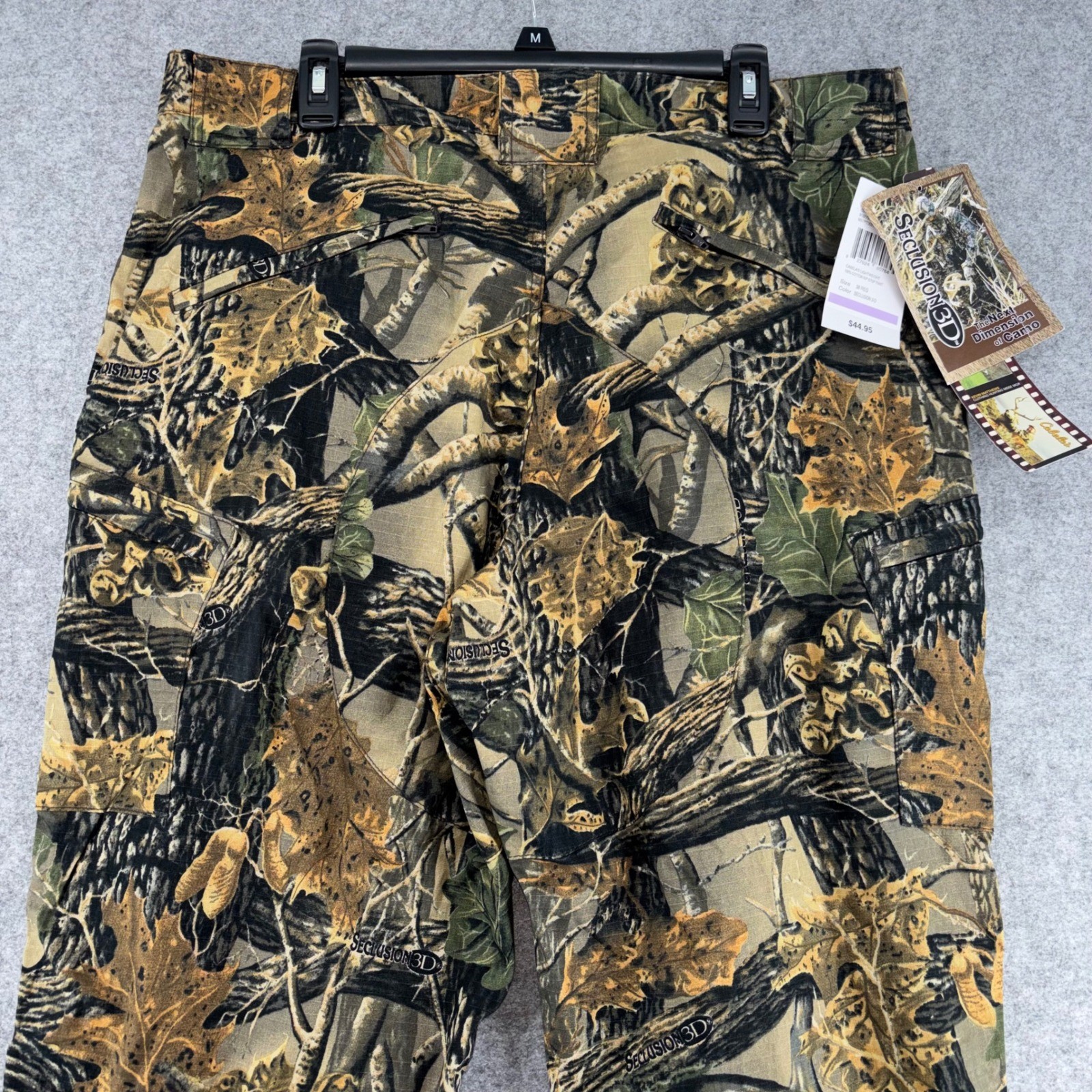 Cabelas Seclusion 3D Camo Ripstop Cargo Pants Mens 38 Reg New NWT 932796