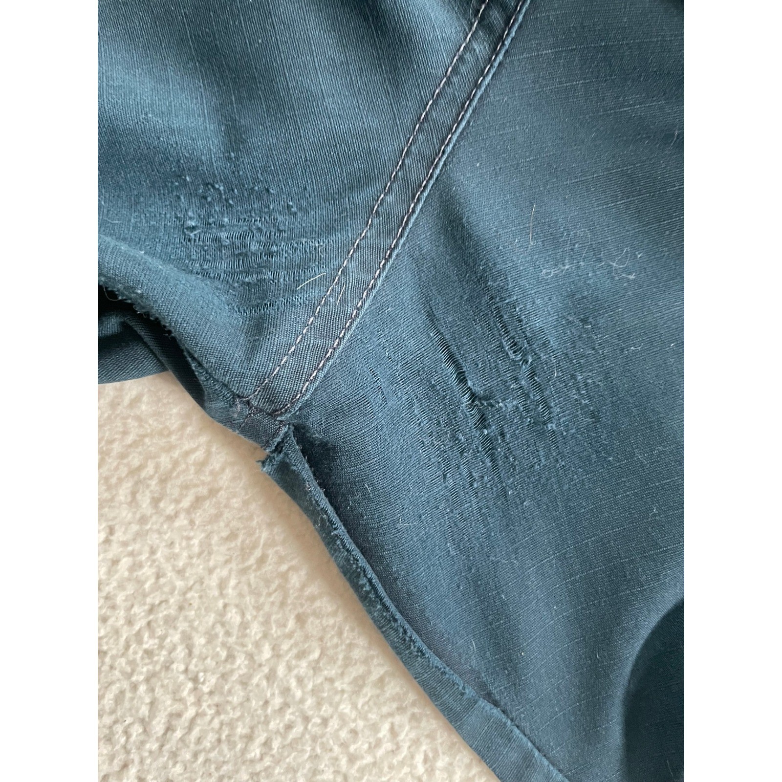 Tru-Spec Mens 34/32 Tactical Cargo Pants Navy Blue Ripstop Workwear – Distressed