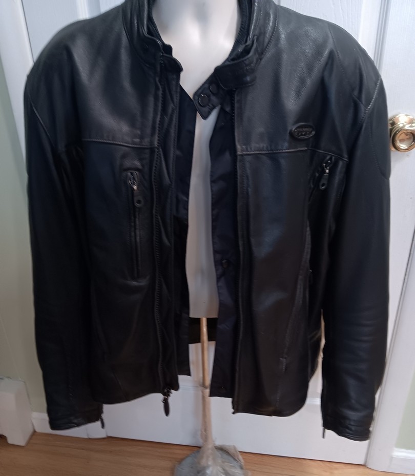 Harley Davidson LARGE FXRG Leather Touring Jacket w FS Liner & Armor 98508-93VM