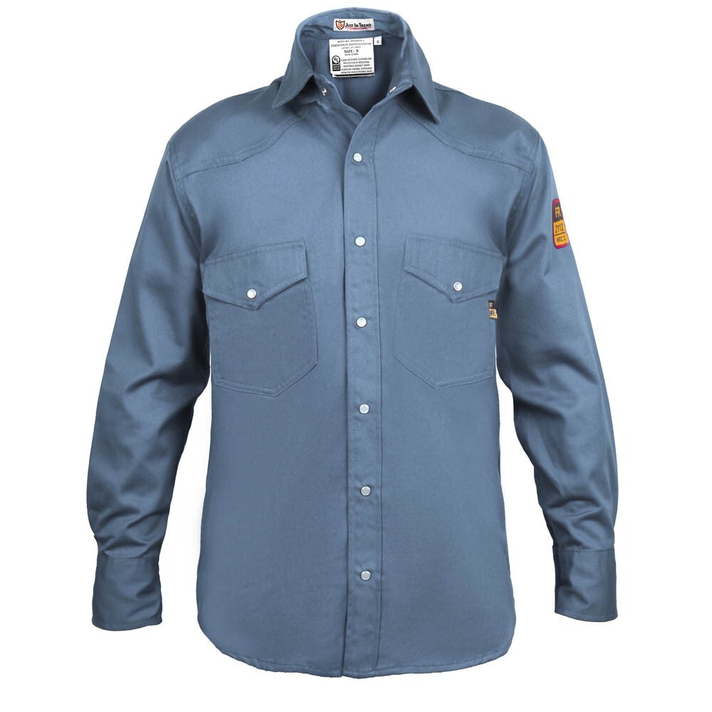 Flame Resistant Shirt FRC – 100% Cotton blend, 7 oz., Light Weight