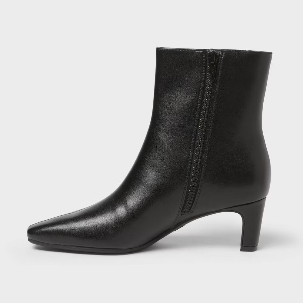 A New Day Women Tigris Memory Foam Ankle Boots – Black