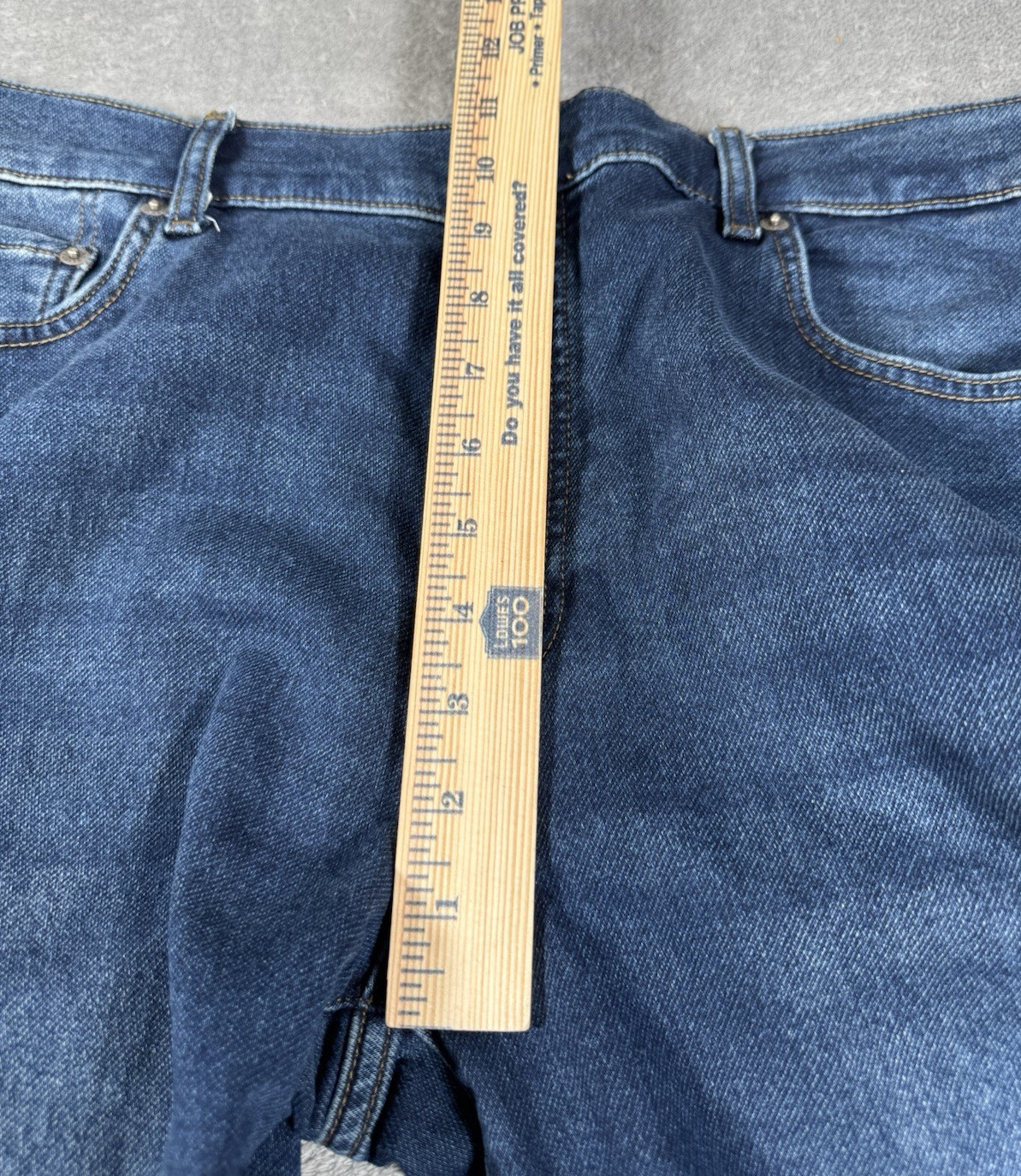32 Degrees Cool Sweatpant Jeans Mens 40×32 Dark Wash Denim Straight Stretch