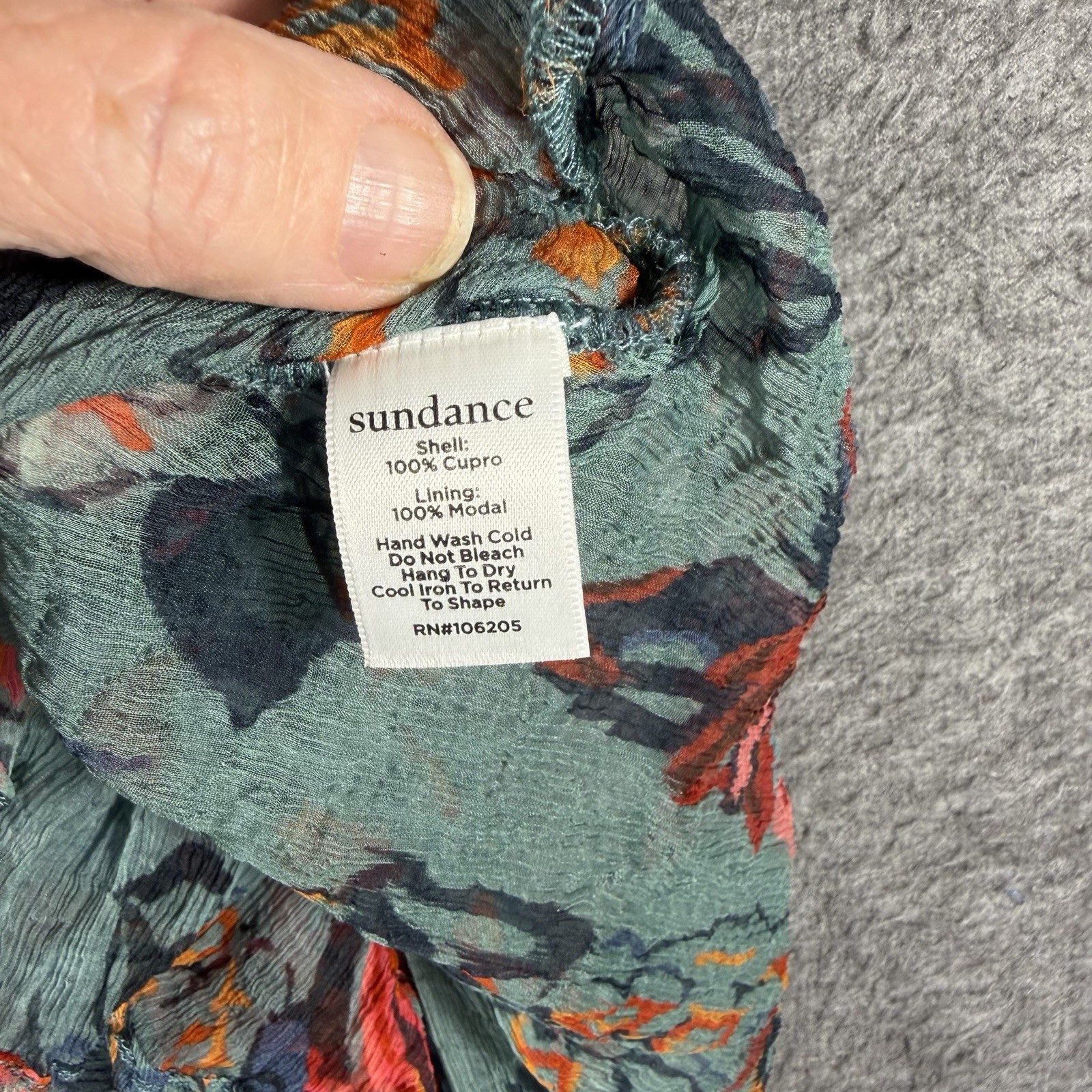 Sundance Women’s Chiffon Sheer Garden Floral With Slip Dress SZ XS Boho Peasant