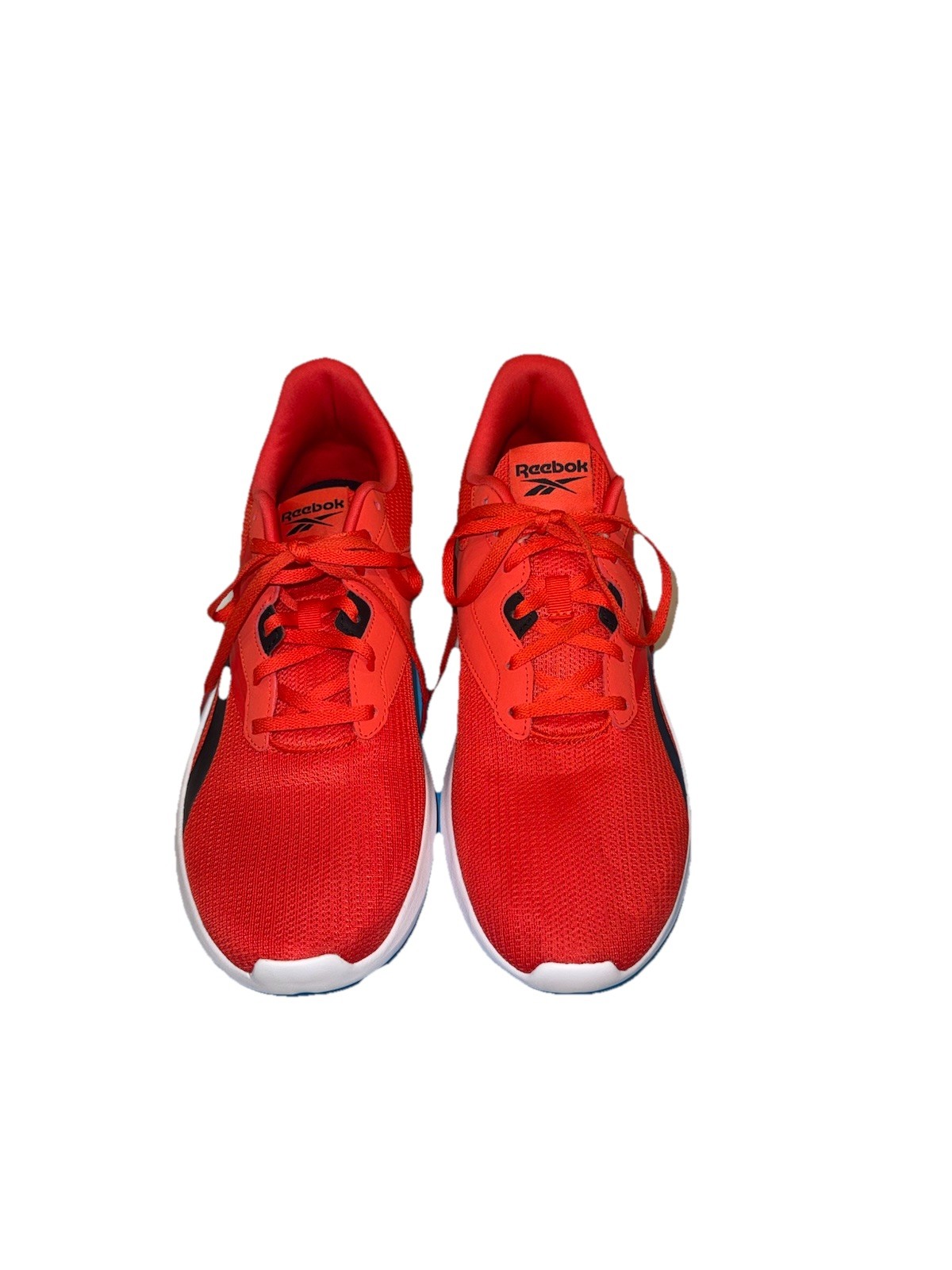 Reebok Energen Lux Men’s Size 11.5 Running Shoes Red Black White Ortholite EUC