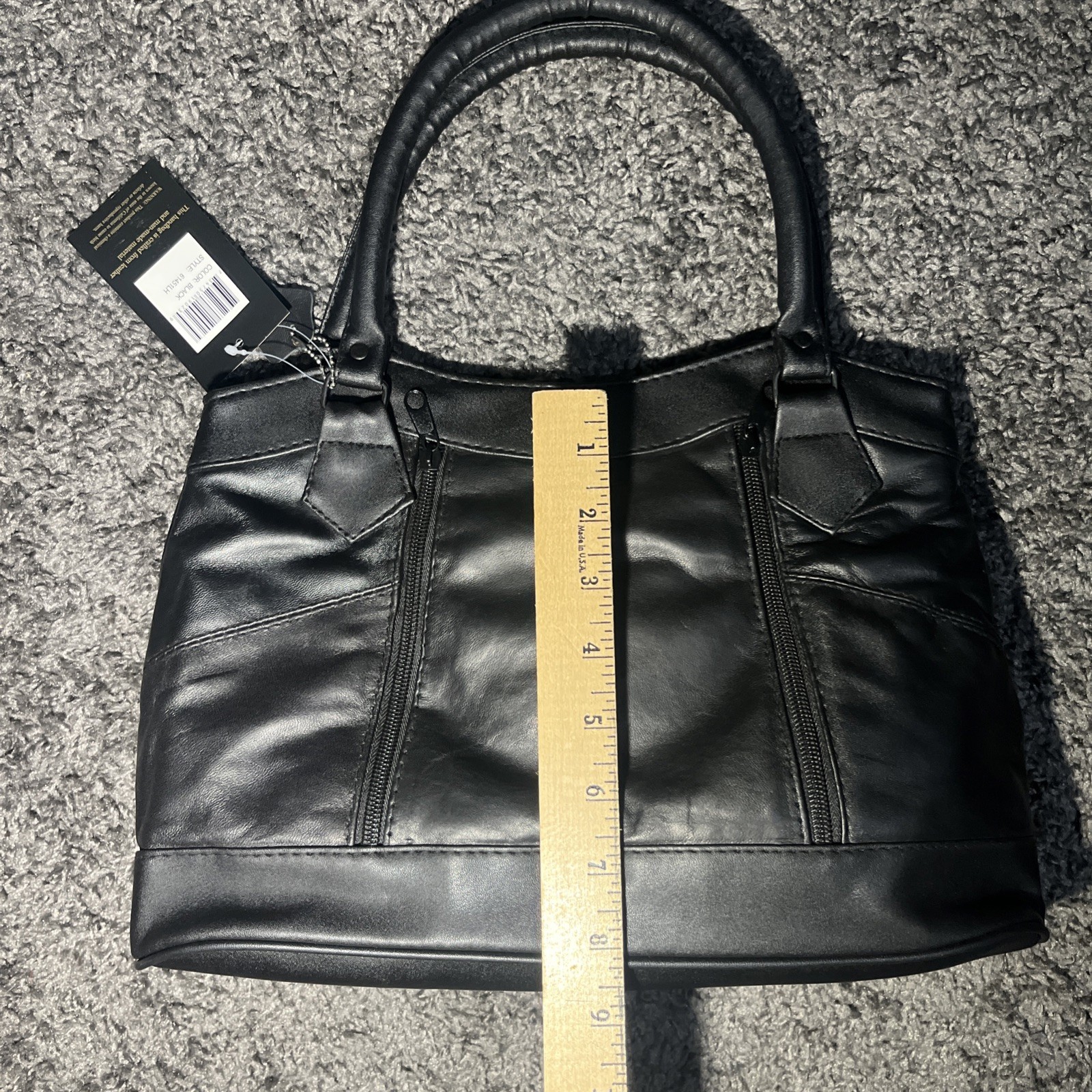 d’margeaux Black Handbag 61451Lh Leather And Man-Made Material Soft