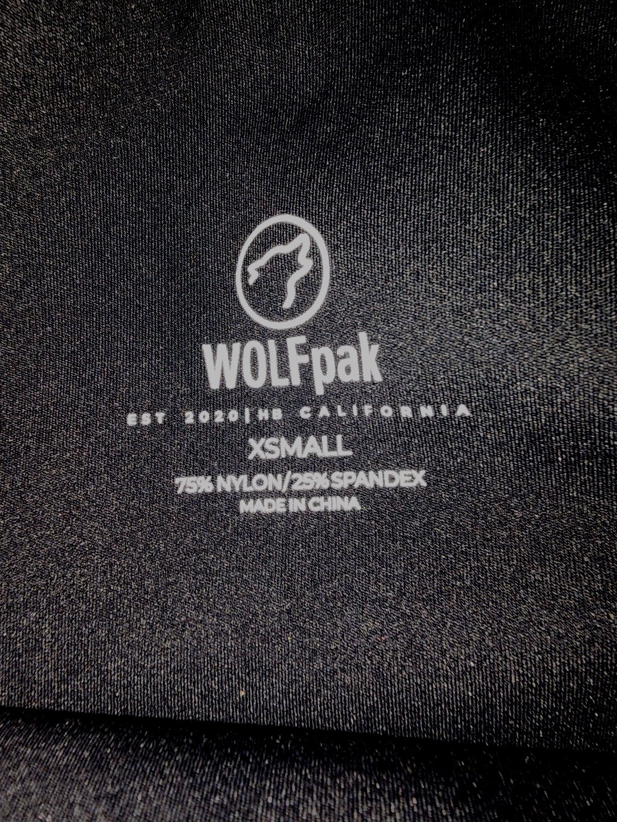 Wolfpak Black Gym Workout Shorts Xs NWT