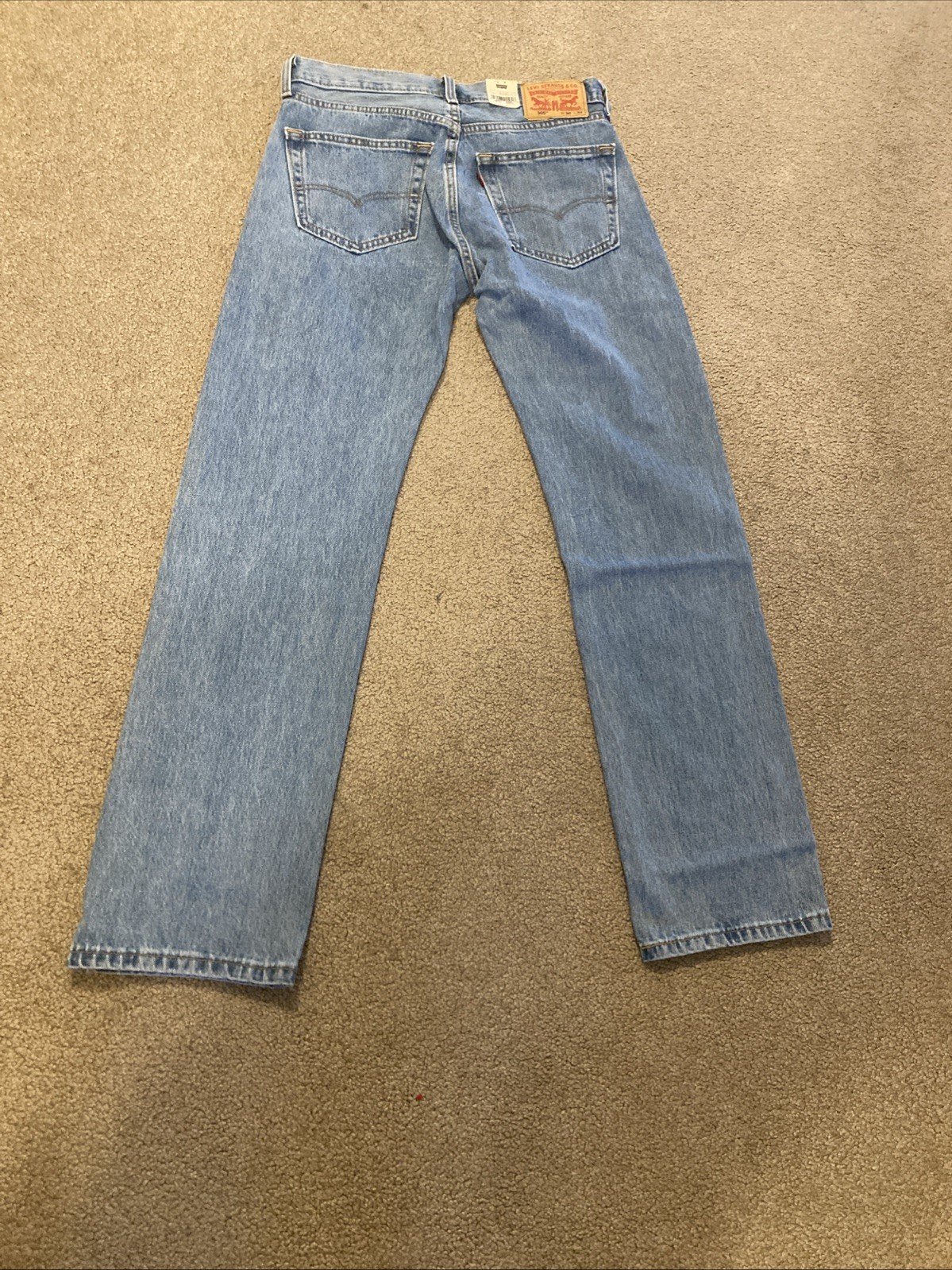 Levi’s Mens SIZE 30 X 32 505 Regular Light Stonewash