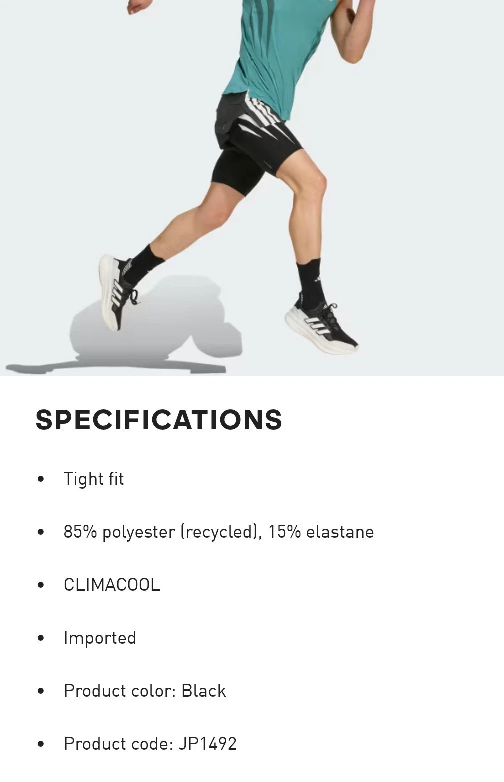 adidas Archive Running Shorts Half Tights Men’s SMALL & MEDIUM – NEW WITH TAGS!