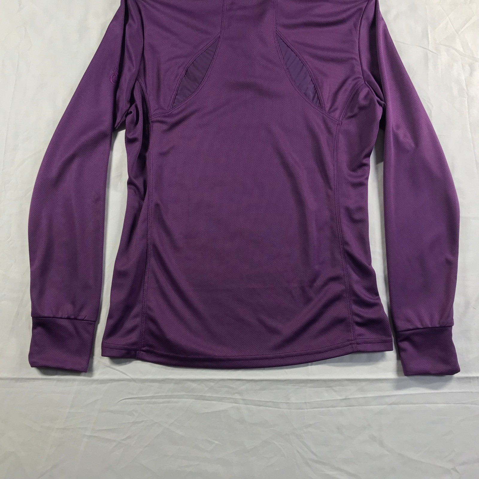 Ovation Womens Purple Quarter Zip Pullover Equestrian Riding Top Size Medium