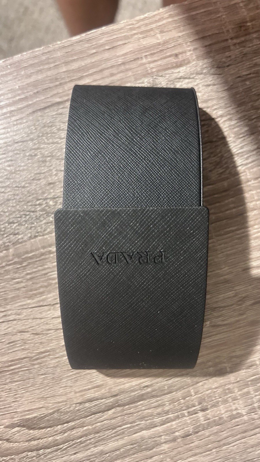 Prada Black Geometric Rectangle Sunglasses w/ Original Case & Box