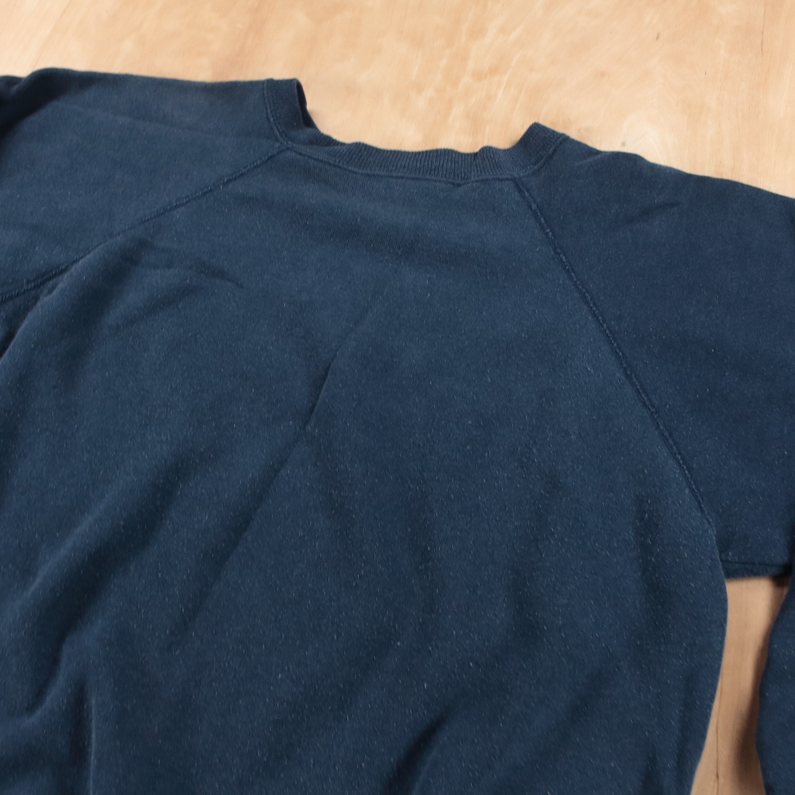 HANES raglan sleeve acrylic blend sweatshirt XL tag vtg 80s 90s usa made blank