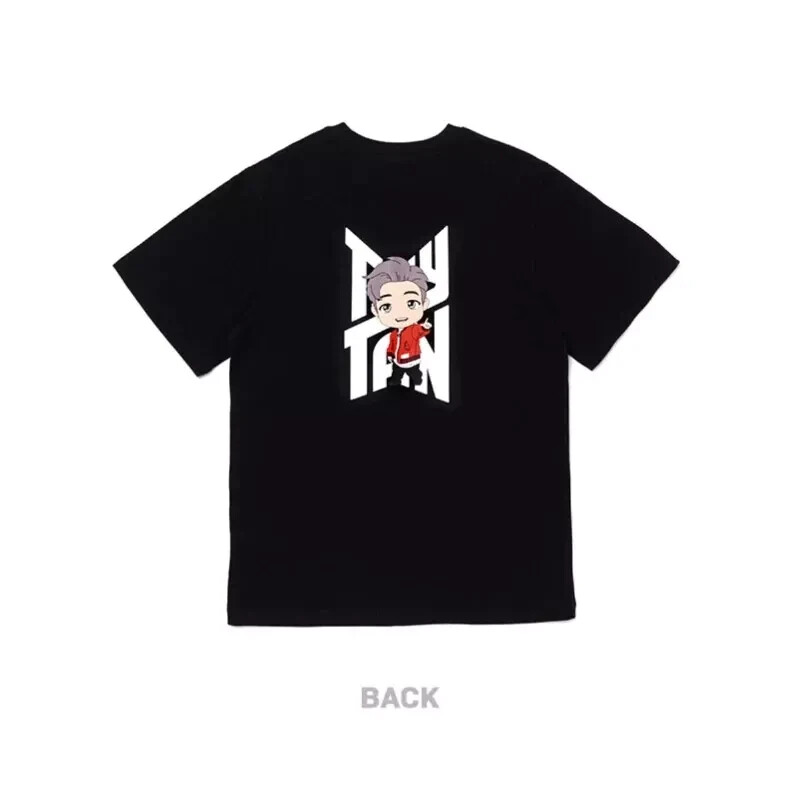 NWT BTS TinyTan RM Namjoon Character T-Shirt Black – Size M