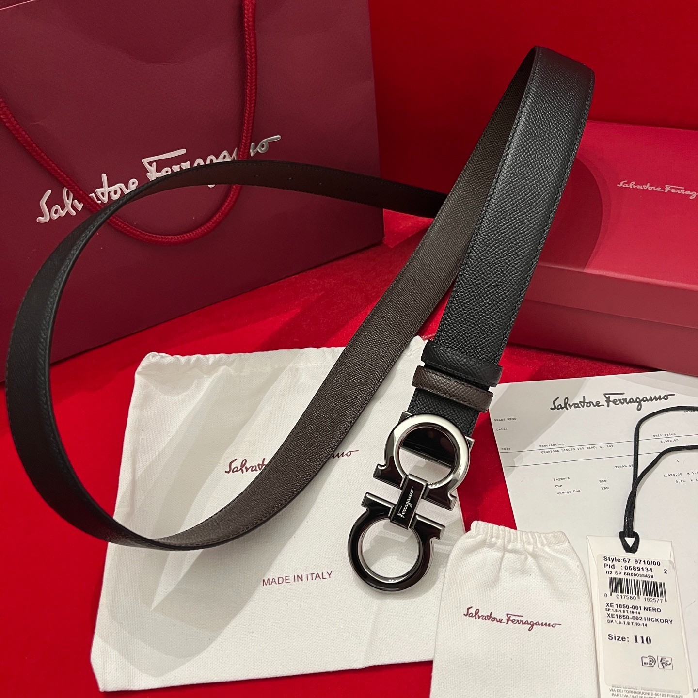 Authentic Ferragamo belt