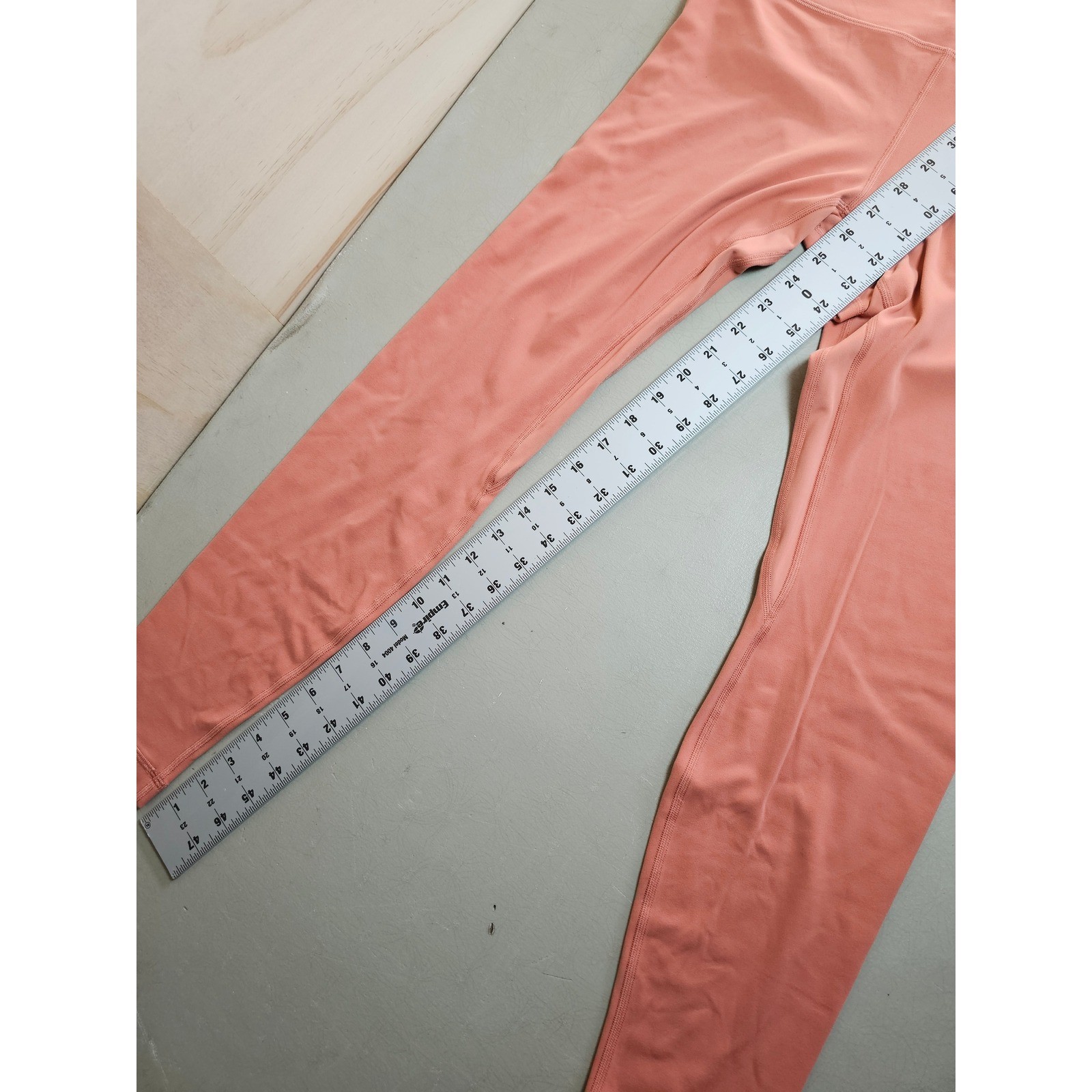 Lululemon Align High Rise Leggings 28 Inseam Terracotta Pink Orange Womens 10