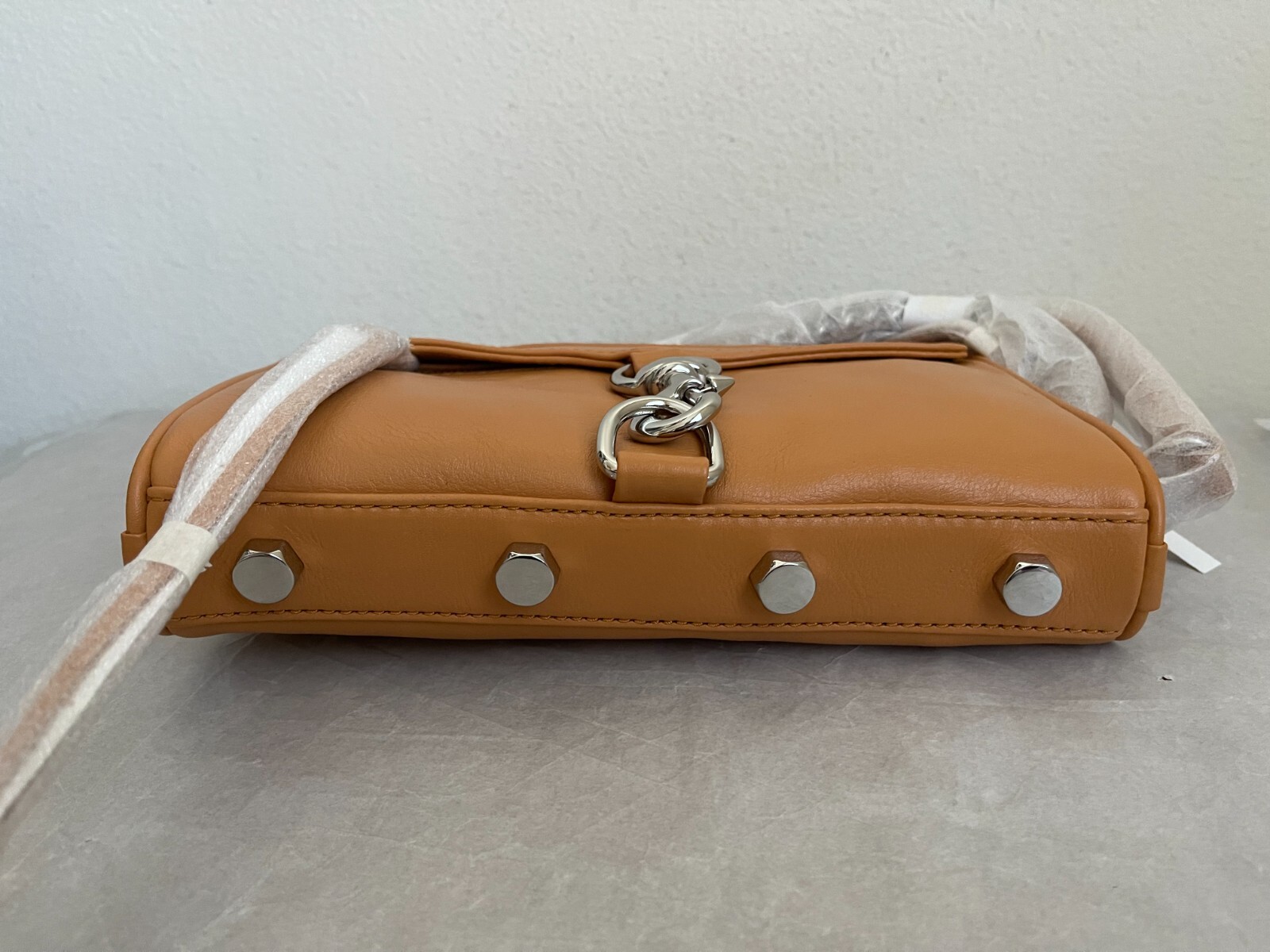 NWT Rebecca Minkoff Mini M.A.C Crossbody Bag $195 Honey Original Pack