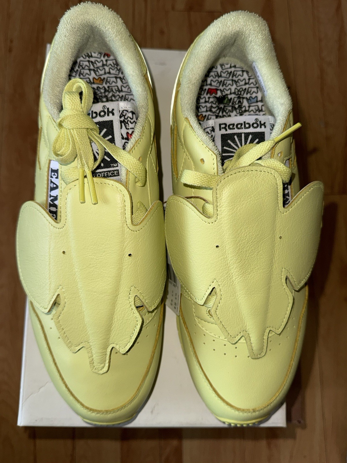 Reebok Classic Leather Eams Elephant Cool Aloe Low-Top Sneakers