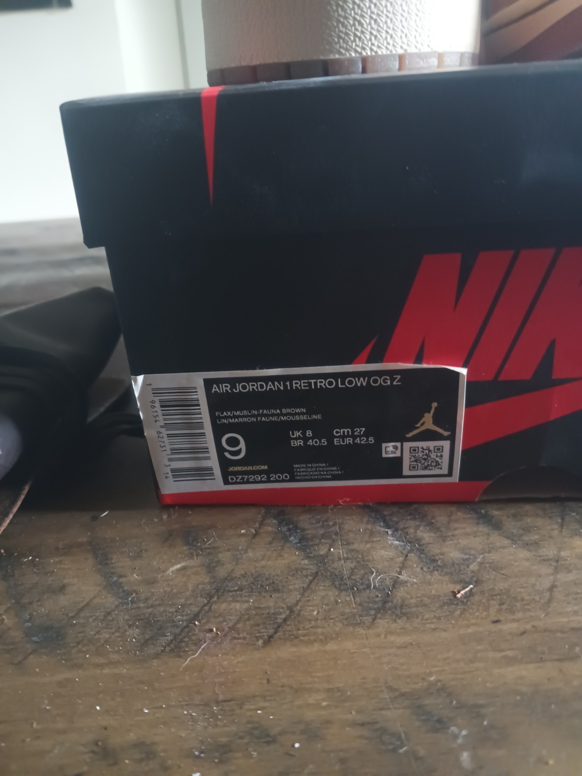 Size -9- Jordan 1 Retro OG x Zion Williamson Low Voodoo