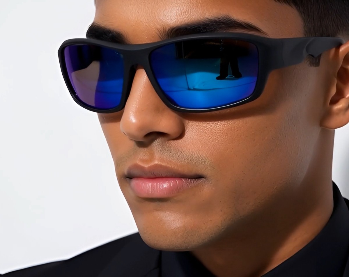 Sunglasses Silver Mirror Lens Reflective Safety Shades UV400 Sun Protection New