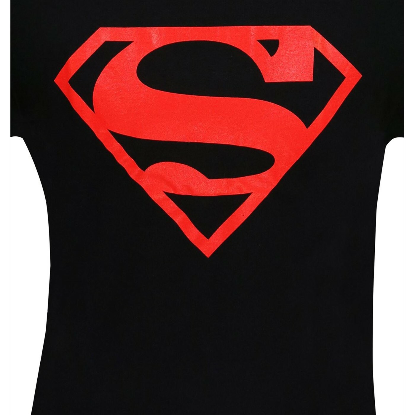 Superboy Red Symbol T-Shirt Black