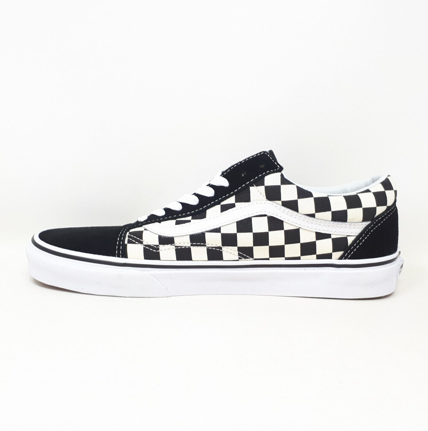 Vans Old Skool Checkerboard Black White Skate Casual Authentic Shoe Sneaker Mens