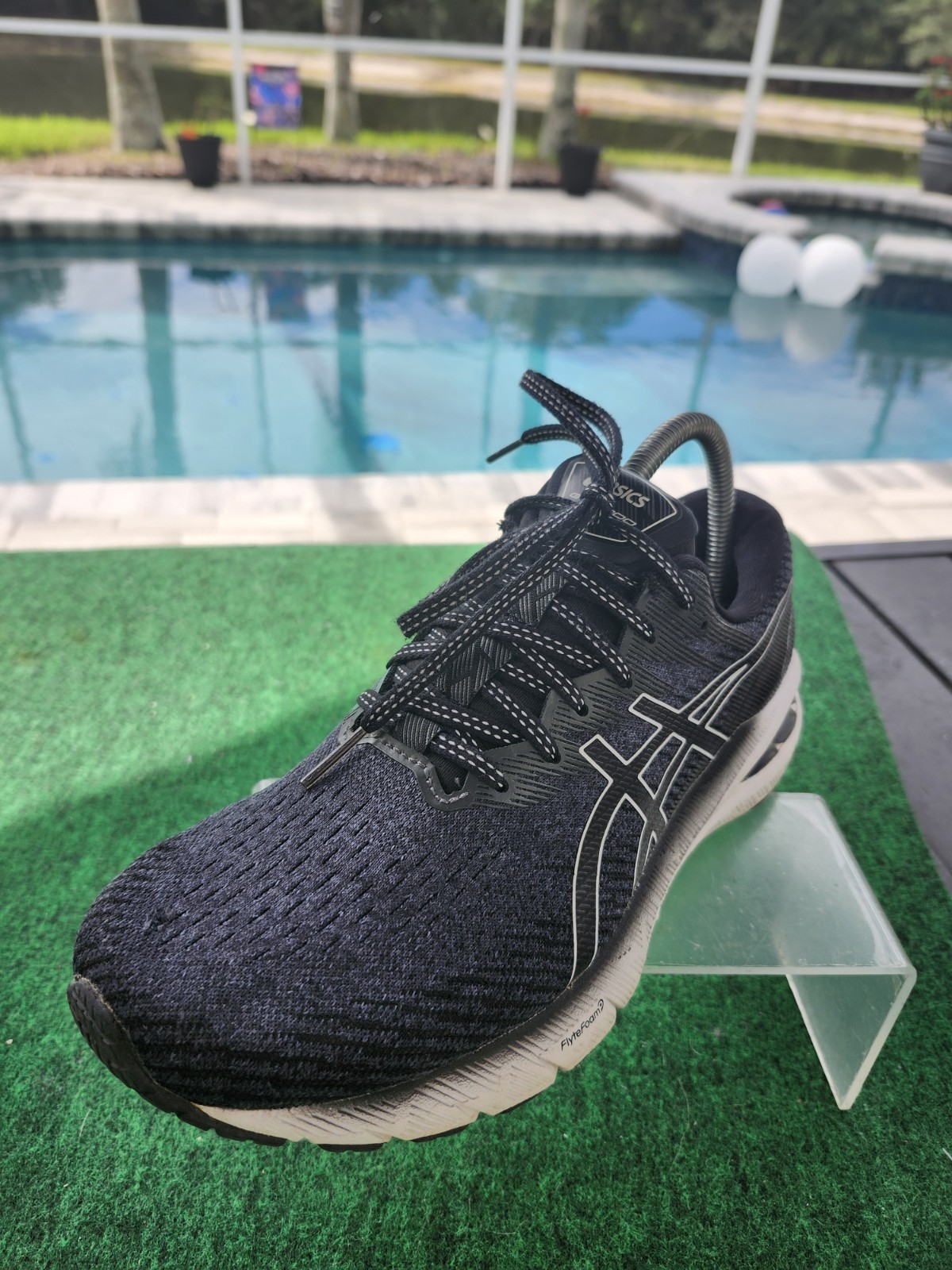 ASICS Women’s GT 2000 10 Black White 1012B045 Running Shoes Sneakers Size US 9