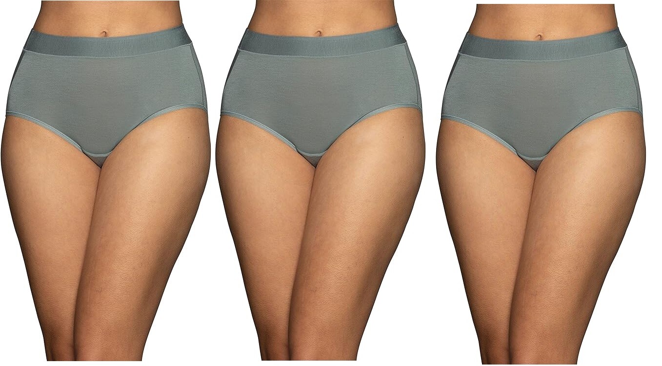 3 Pairs Vanity Fair Women’s Beyond Comfort Brief Modal 13251