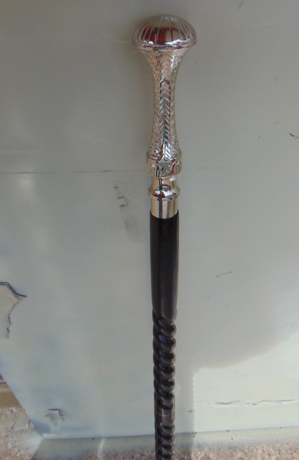 Vintage Style Antique Victorian Designer Brass Handle Wooden Walking Stick Cane