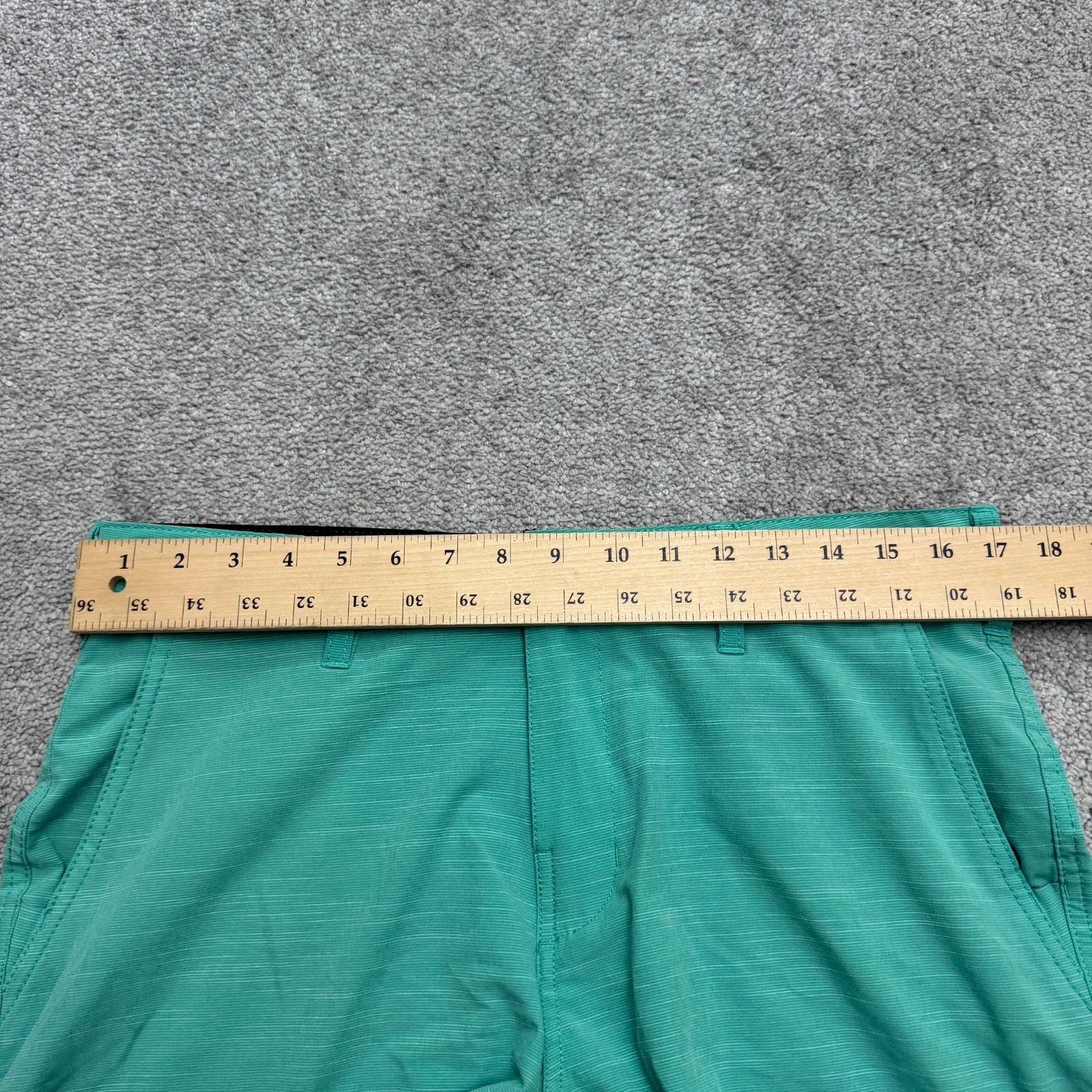 Trunks Multi-Functional Board Shorts Swim Mens 32 teal Green Hybrid Stretch