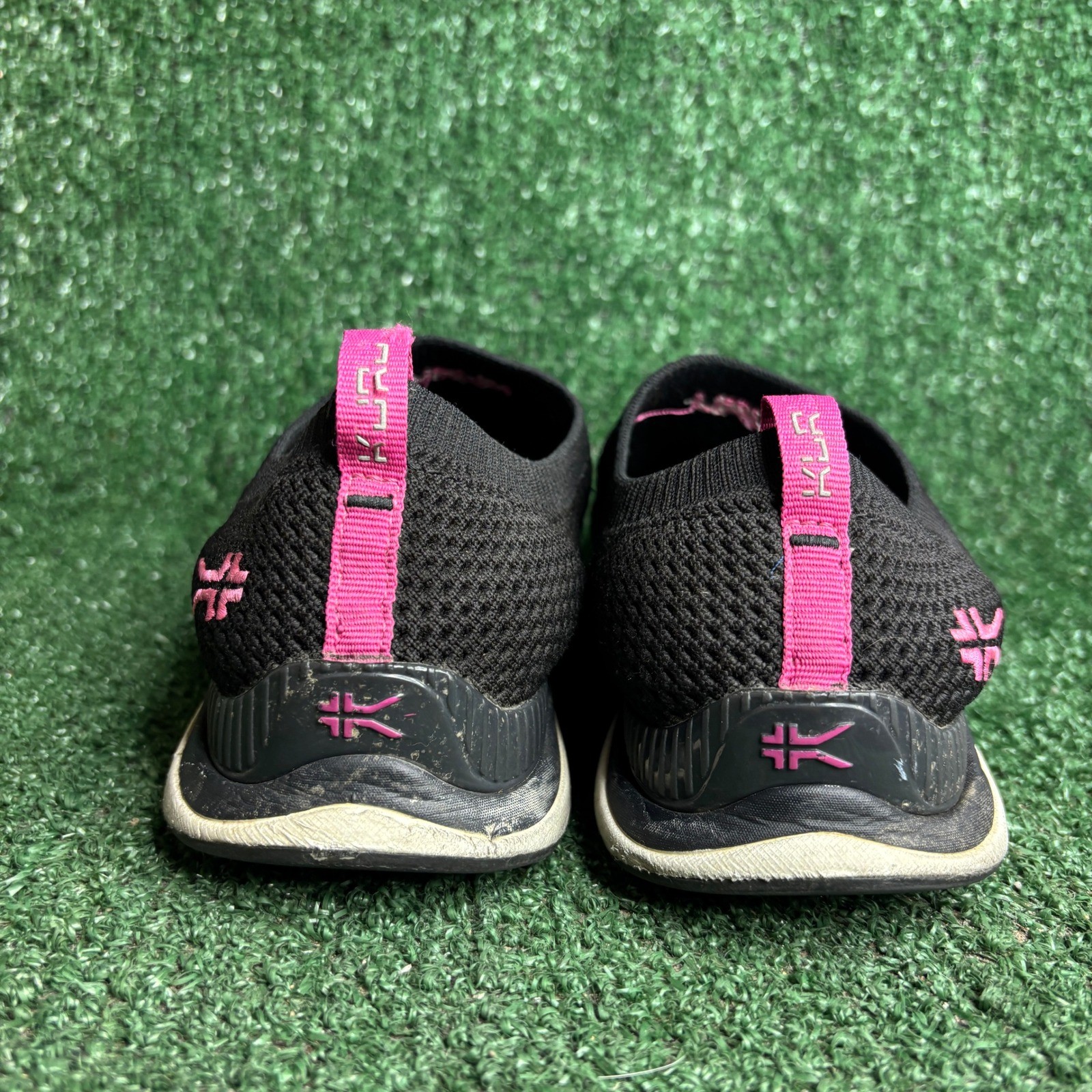 KURU Stride Orthopedic Slip On Knit Breathable Walking Sneaker Black Womens 8.5